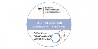 Logo BSI-Zertifikat