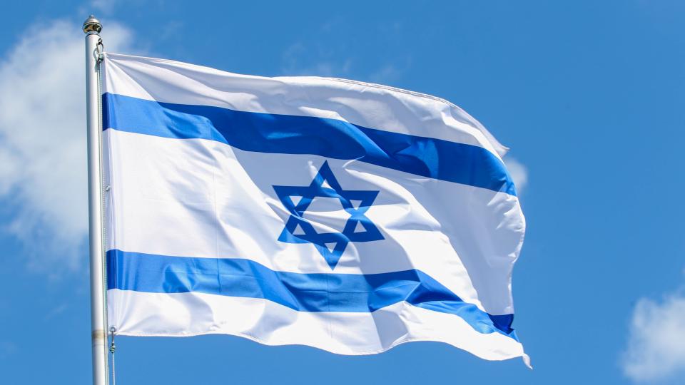 Flagge des Staates Israel